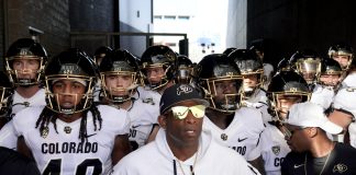 COLRADO HEAD COACH-PRIME-LEADS-TEAM - AP PHOTO