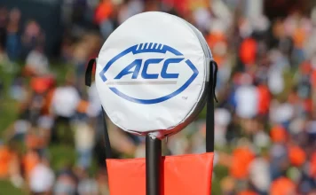 Experts are discussing the potential departure of North Carolina, Clemson, Florida State, Louisville, and Miami from the ACC to another conference.