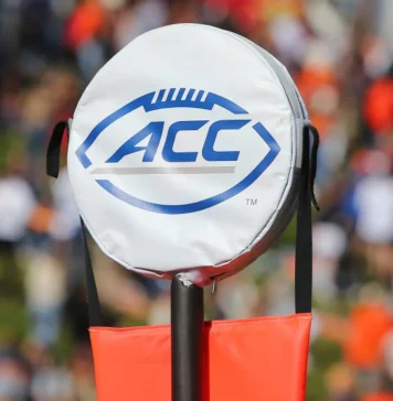 Experts are discussing the potential departure of North Carolina, Clemson, Florida State, Louisville, and Miami from the ACC to another conference.